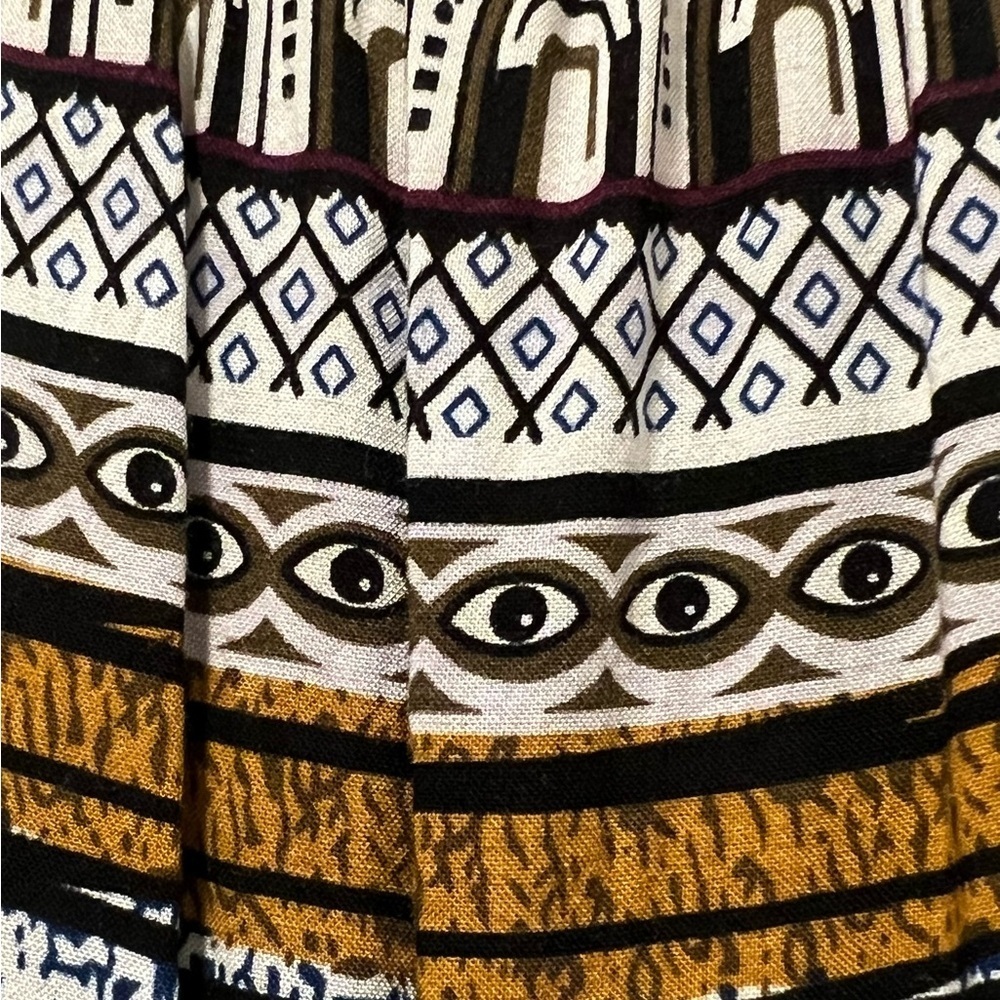 Romeo & Juliet Couture Black and White Smocked Maxi Skirt - Picture 3 of 6